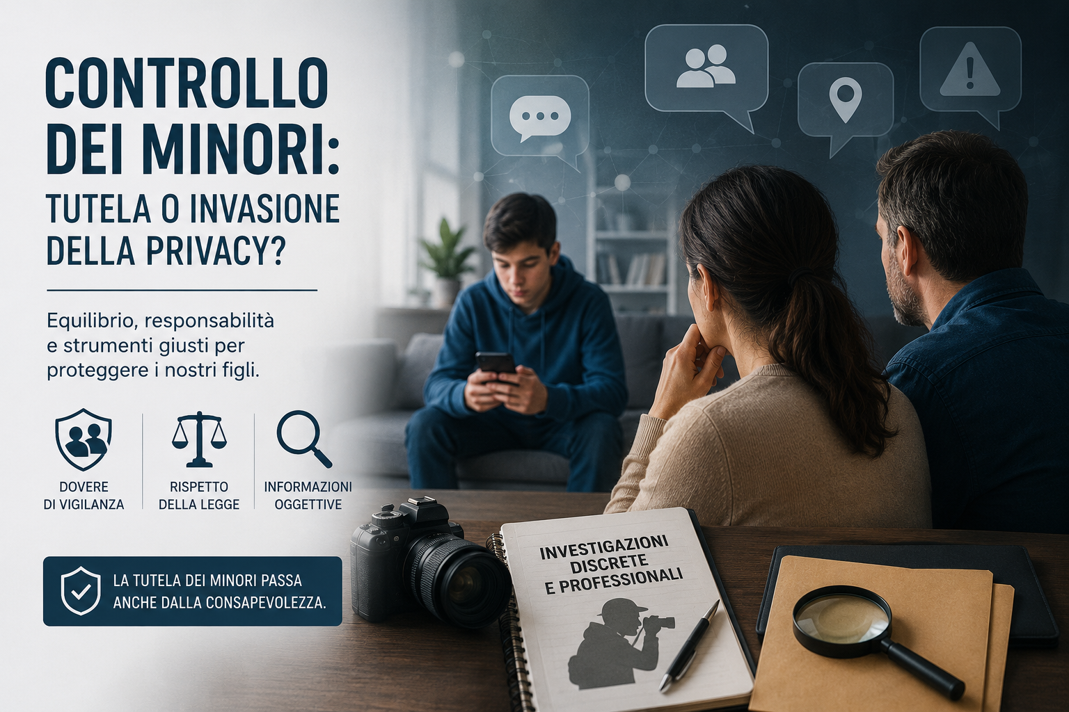 Controllo dei minori: tutela o invasione della privacy?